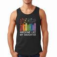 Awesome Like My Daughter Books Floral Proud Mom Women Men Tank Top Awesome Like My Daughter Books Floral Proud Mom Women Men Tank Top