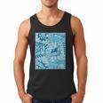 Blue Comic Book Blue Graphic Men Tank Top