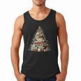 Book Christmas Tree Books Lovers Xmas Teacher Men Women Kids Men Tank Top