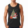 Book Christmas Tree Bookworm Gingerbread Man Snowman Reading Men Tank Top