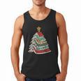 Book Christmas Tree For Librarians Book Lovers Men Tank Top