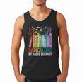 Book Flower Radicalized By Basic Decency Feminist Lgbt Men Tank Top