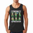 Book Leprechaun St Patrick's Day Library Librarian Reading Men Tank Top Book Leprechaun St Patrick's Day Library Librarian Reading Men Tank Top