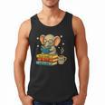 Book Lover Elephant Reading Books Library Read Books Be Kind Men Tank Top