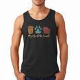 Book Lover Reader Coffee Dog Book My Needs Are Simple For Men Women Men Tank Top