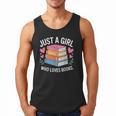 Book Nerd Just A Girl Who Loves Books Literary Enthusiast Men Tank Top