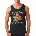 Book Reading Kafee Librarian Vele Books And Little Time Men Tank Top