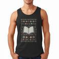 Book Reading Ugly Christmas Men Tank Top Book Reading Ugly Christmas Men Tank Top