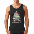 All Booked For Christmas Book Tree Lights Christmas Library Men Tank Top All Booked For Christmas Book Tree Lights Christmas Library Men Tank Top
