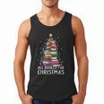 All Booked For Christmas Book Christmas Tree Lights Men Tank Top All Booked For Christmas Book Christmas Tree Lights Men Tank Top