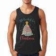 All Booked For Christmas Tree Book Bookish Christmas Men Tank Top