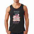 Bookish Babes Club Cute Pink Book Stack With Bow Men Tank Top