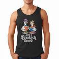 Bookish Goose Cute Geese With Hats Reading Books Men Tank Top