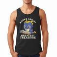 Books Are My Greatest Treasure Kawaii Dragon Reading Books Men Tank Top