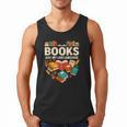 Books Are My Love Language Reading Lover Librarian Valentine Men Tank Top