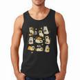 Books Lover Bookish Ghost Himalayan Cat Reading Halloween Men Tank Top