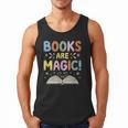 Books Are Magic Whimsical Retro Bookworm Men Tank Top Books Are Magic Whimsical Retro Bookworm Men Tank Top