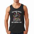 Too Many Books Not Enough Time Skeleton Flowers Reader Men Tank Top Too Many Books Not Enough Time Skeleton Flowers Reader Men Tank Top
