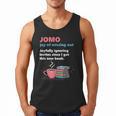Books Saying JOMO Joy Of Missing Out For Bookworms Men Tank Top