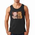 Capybara Axolotl Kawaii Kids Anime Book Lover Reading Men Tank Top Capybara Axolotl Kawaii Kids Anime Book Lover Reading Men Tank Top