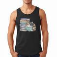 Cat On Books Pets Cats Reading Book Nerd Read Reader Bookcat Men Tank Top