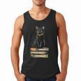 Cat Sitting On Books Men Tank Top Cat Sitting On Books Men Tank Top