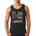 Cats And Books Book & Cat Lover Easily Distracted By Men Tank Top Cats And Books Book & Cat Lover Easily Distracted By Men Tank Top