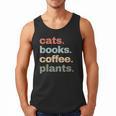 Cats Books Coffee Plants Gardening Mama Mom Mothers Men Tank Top