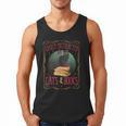 Cats And Books Lover Reading Literary Feline Humor Men Tank Top