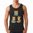 Cats Reading Book Lover Reading Bookworm Reader Men Tank Top