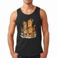 Cats Reading Books Christmas Tree Men Tank Top Cats Reading Books Christmas Tree Men Tank Top