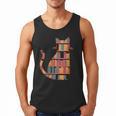 Cats Reading Books Librarian Library Readers Men Tank Top
