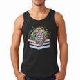 Color Our World Summer Reading 2025 Cute Book Wildflowers Men Tank Top