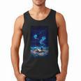 Cosmic Botanical Book Lover Reading Men Tank Top