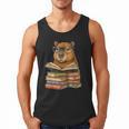 Cute Capybara Reading Books Animal Capybara Bookworms Men Tank Top