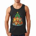 Cute Cats Reading Books Christmas Tree Men Tank Top Cute Cats Reading Books Christmas Tree Men Tank Top