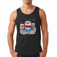 Cute Christmas A Penguin Reading Book Snowflake Hot Teacher Men Tank Top