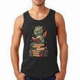 Cute Dragon Reading Book Bookworm Dragons And Books Men Tank Top