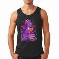 Cute Dragon Reading Books Bookworm Men Tank Top Cute Dragon Reading Books Bookworm Men Tank Top