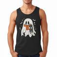 Cute Ghost Reading Book Spooky Season Halloween Costume Kids Men Tank Top