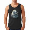 Cute Manatee Reading Book Bookworm Readers Manatee Lover Men Tank Top
