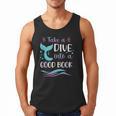 Cute Mermaid Librarian Teacher Dive Into A Good Book Reading Men Tank Top Cute Mermaid Librarian Teacher Dive Into A Good Book Reading Men Tank Top