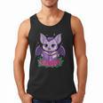 Cute Pastel Goth Bat Reading Book Men Tank Top