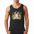 Cute Rabbit And Book Women Girls Reading Book Rabbit Lover Men Tank Top