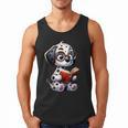 Dalmatian Reading a Book Dog Men Tank Top