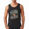 A Day Without Reading Is Like Book Lover Bookworm Men Tank Top