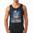 Deer Reads Book Women Girls Reindeer Men Tank Top