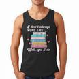 I Don't Always Read Smut Books Smutt Bookish Smutty Book Men Tank Top I Don't Always Read Smut Books Smutt Bookish Smutty Book Men Tank Top