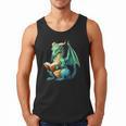 Dragon With Book Men Tank Top
