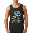 Be A Dragon Read Reading Book Librarian Men Women Kids Men Tank Top